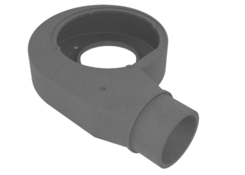 custom cast iron fan for stove