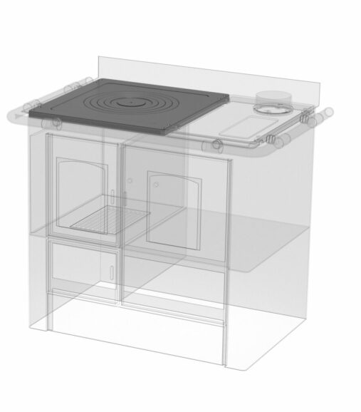 Cast iron kitchen countertop