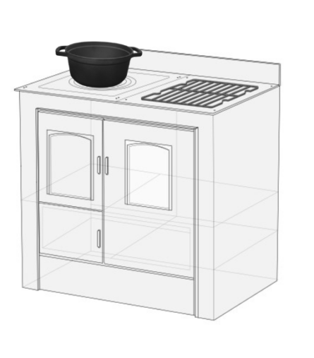 Enamelled cast iron cookware and bbq grates